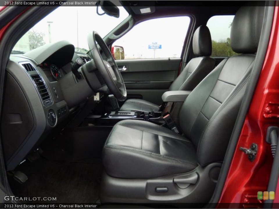 Charcoal Black Interior Photo for the 2012 Ford Escape Limited V6 #91158969
