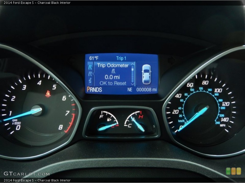 Charcoal Black Interior Gauges for the 2014 Ford Escape S #91161006