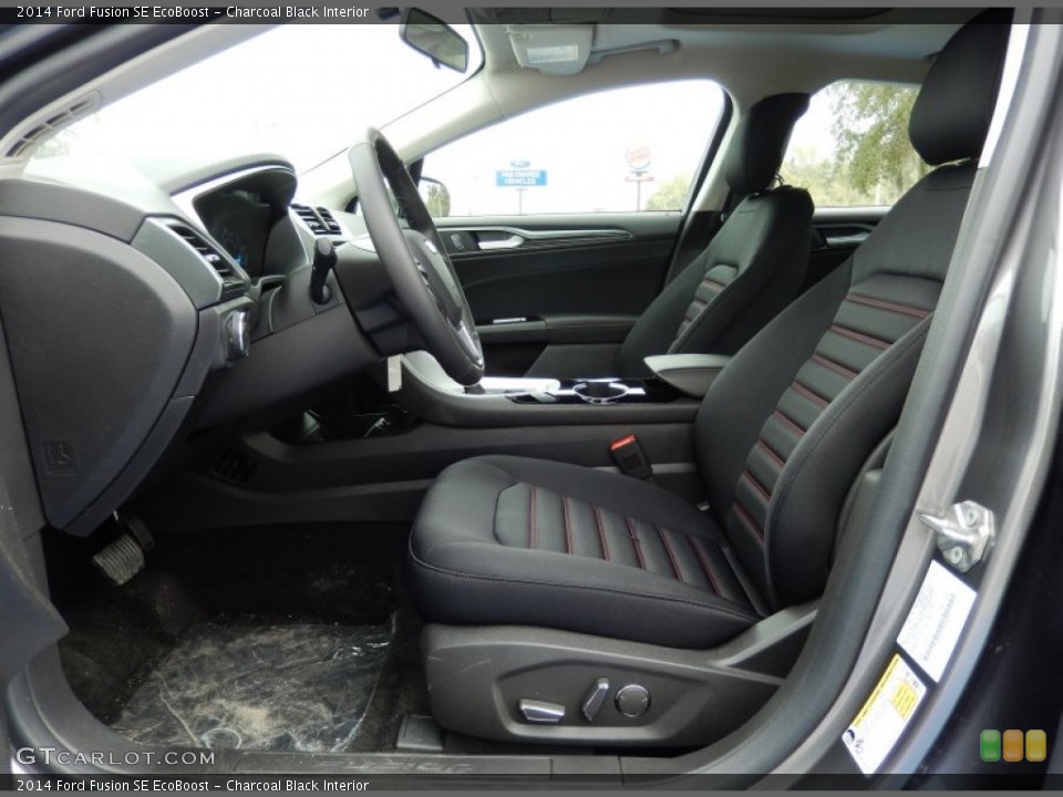 Charcoal Black Interior Photo for the 2014 Ford Fusion SE EcoBoost #91161825