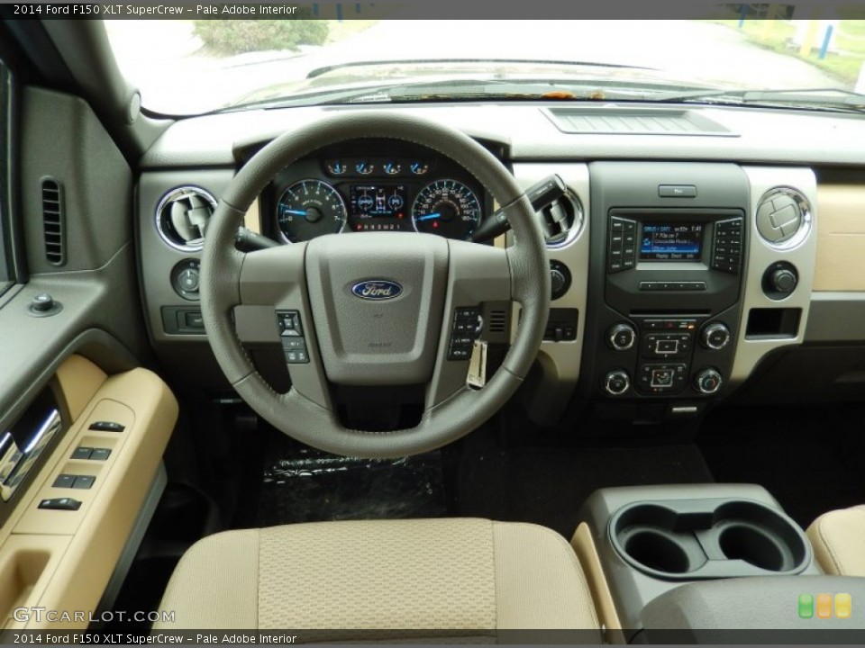 Pale Adobe Interior Dashboard for the 2014 Ford F150 XLT SuperCrew #91163286