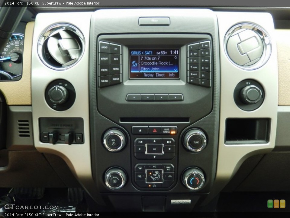 Pale Adobe Interior Controls for the 2014 Ford F150 XLT SuperCrew #91163322