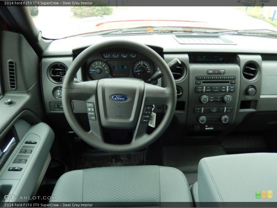 Steel Grey Interior Dashboard for the 2014 Ford F150 STX SuperCrew #91163829