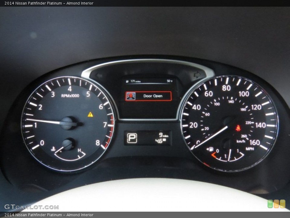 Almond Interior Gauges for the 2014 Nissan Pathfinder Platinum #91166550