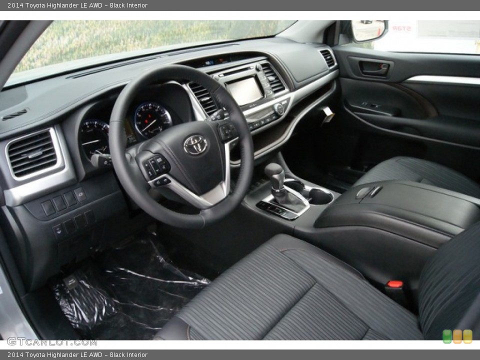 Black Interior Photo for the 2014 Toyota Highlander LE AWD #91169964