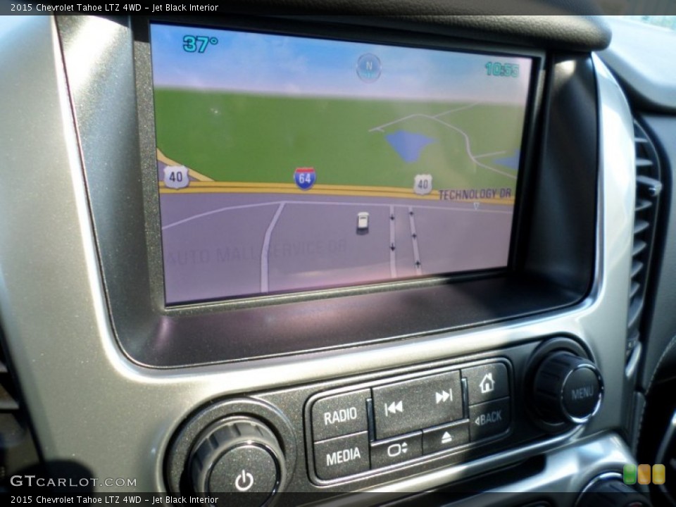 Jet Black Interior Navigation for the 2015 Chevrolet Tahoe LTZ 4WD #91173652