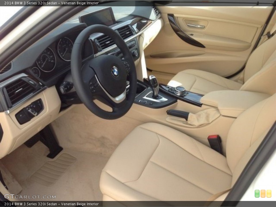 Venetian Beige Interior Photo for the 2014 BMW 3 Series 320i Sedan #91174087
