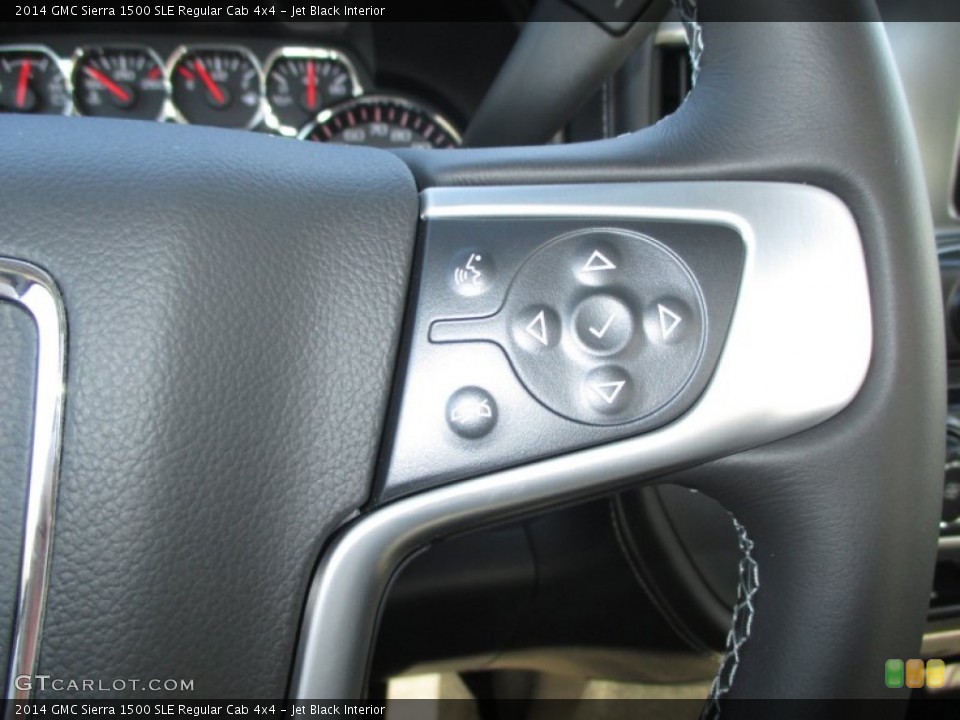 Jet Black Interior Controls for the 2014 GMC Sierra 1500 SLE Regular Cab 4x4 #91175494