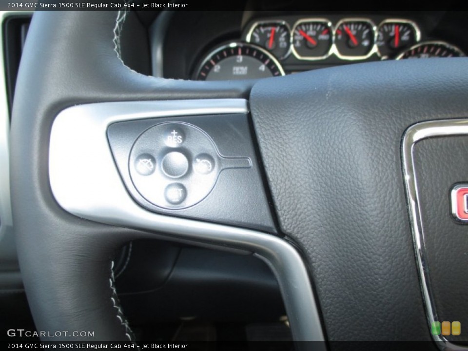 Jet Black Interior Controls for the 2014 GMC Sierra 1500 SLE Regular Cab 4x4 #91175512