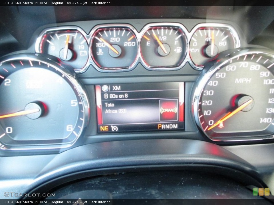 Jet Black Interior Gauges for the 2014 GMC Sierra 1500 SLE Regular Cab 4x4 #91175590