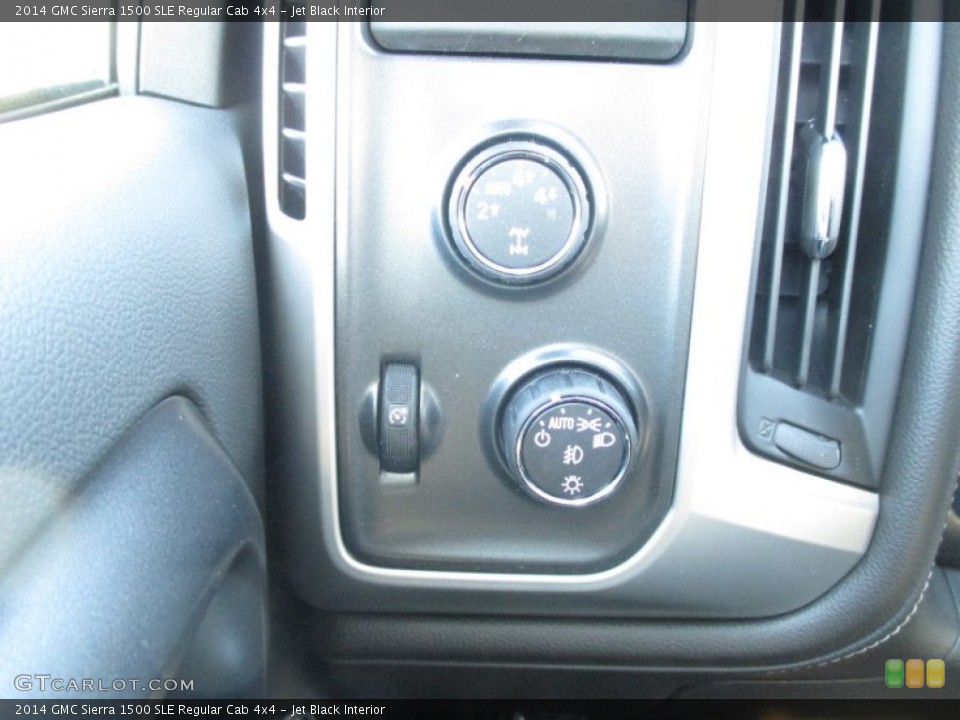 Jet Black Interior Controls for the 2014 GMC Sierra 1500 SLE Regular Cab 4x4 #91175638