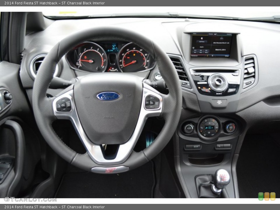 ST Charcoal Black Interior Dashboard for the 2014 Ford Fiesta ST Hatchback #91179528