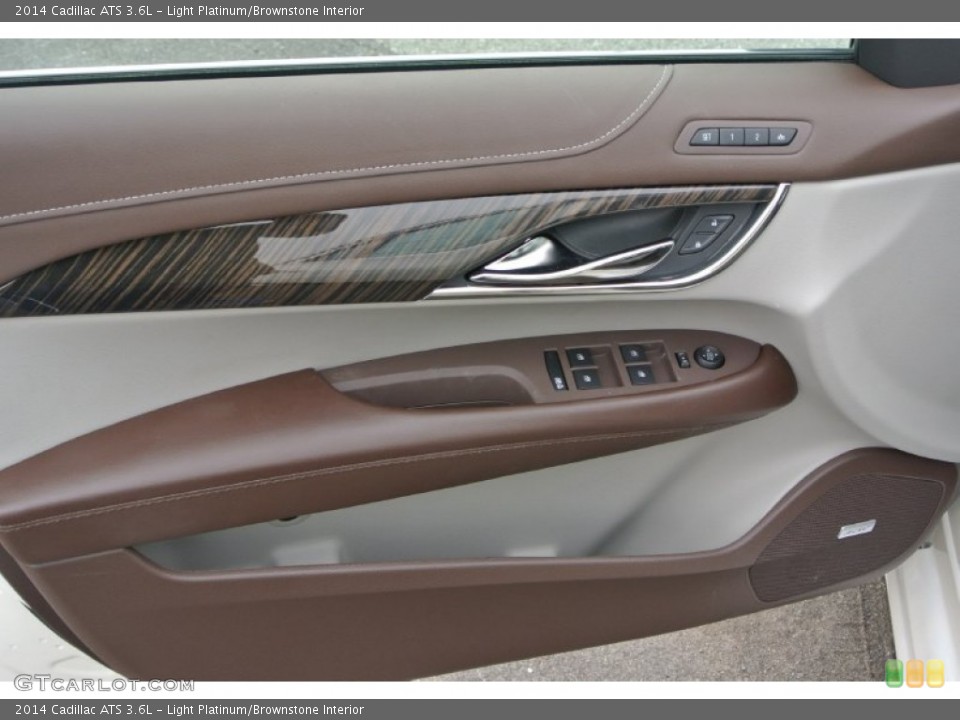 Light Platinum/Brownstone Interior Door Panel for the 2014 Cadillac ATS 3.6L #91183147