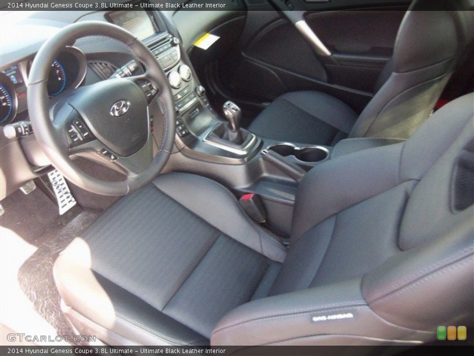 Ultimate Black Leather Interior Prime Interior for the 2014 Hyundai Genesis Coupe 3.8L Ultimate #91183150