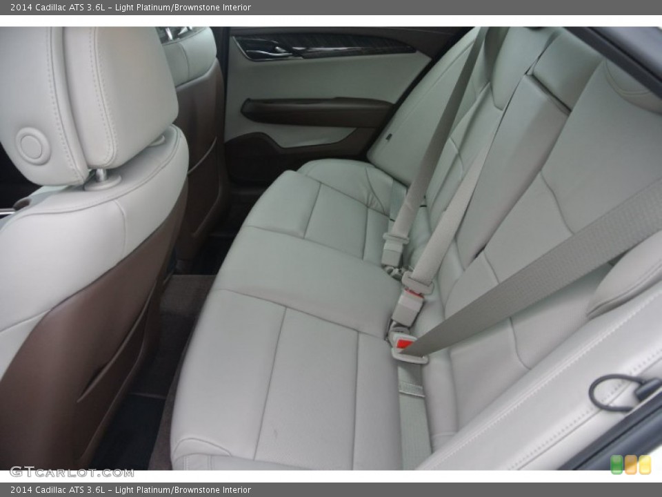 Light Platinum/Brownstone Interior Rear Seat for the 2014 Cadillac ATS 3.6L #91183207