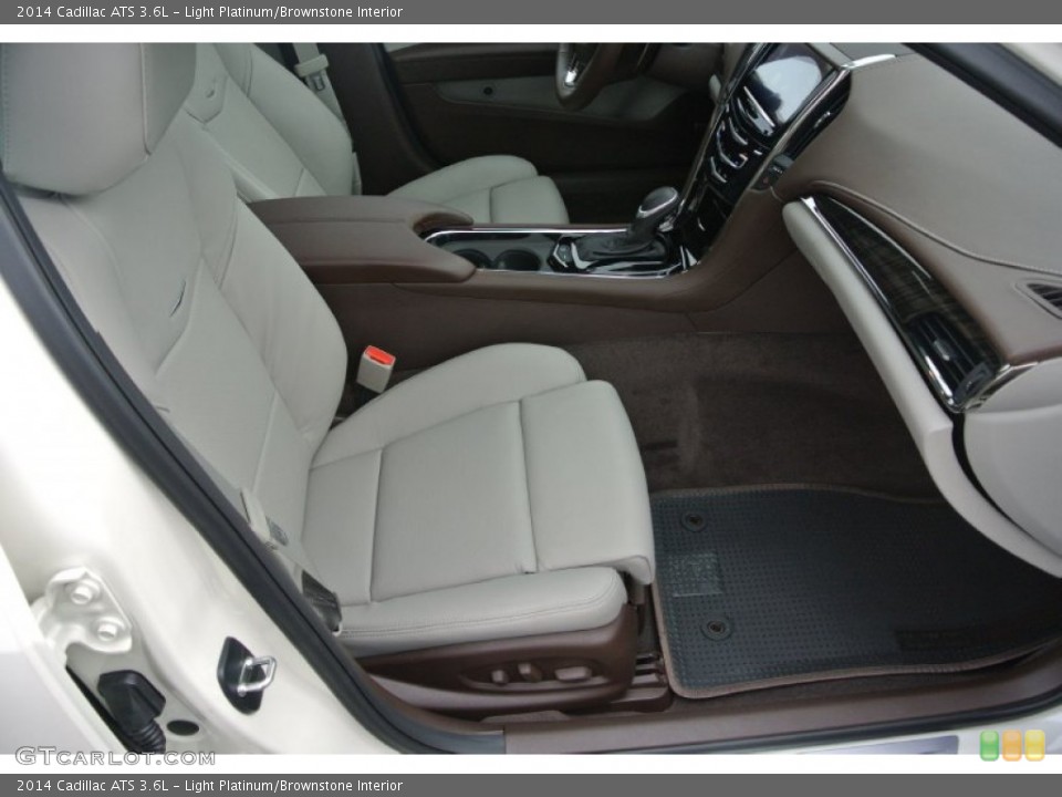 Light Platinum/Brownstone Interior Front Seat for the 2014 Cadillac ATS 3.6L #91183273
