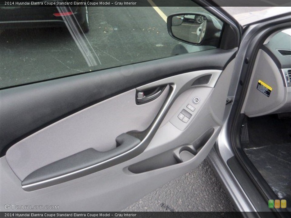 Gray Interior Door Panel for the 2014 Hyundai Elantra Coupe  #91188187