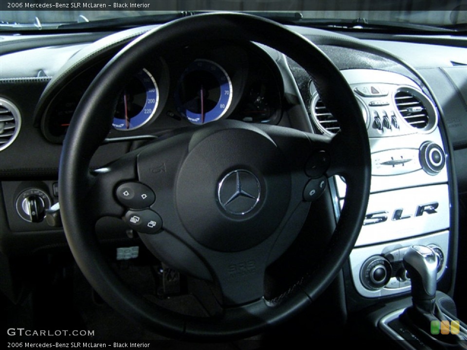 Black Interior Steering Wheel for the 2006 Mercedes-Benz SLR McLaren #91192