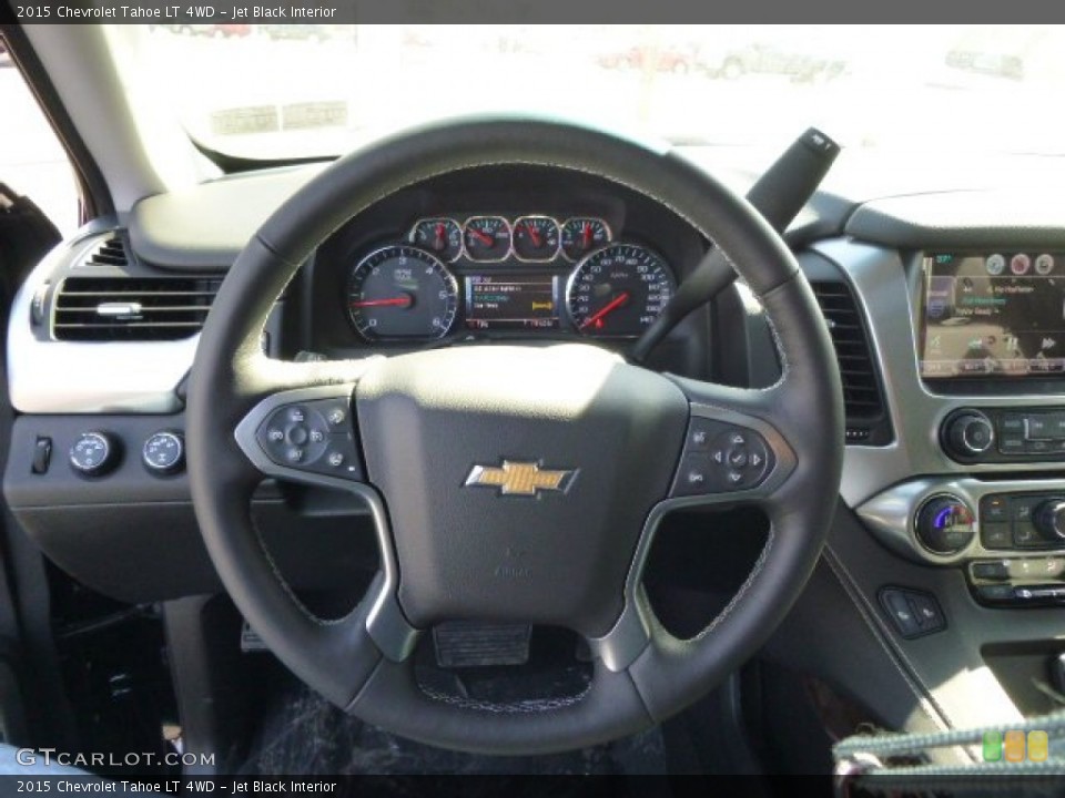 Jet Black Interior Steering Wheel for the 2015 Chevrolet Tahoe LT 4WD #91192921