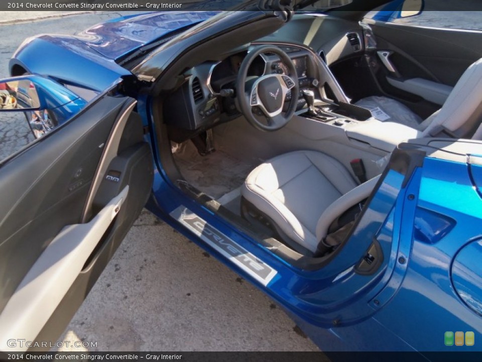 Gray Interior Photo for the 2014 Chevrolet Corvette Stingray Convertible #91201468