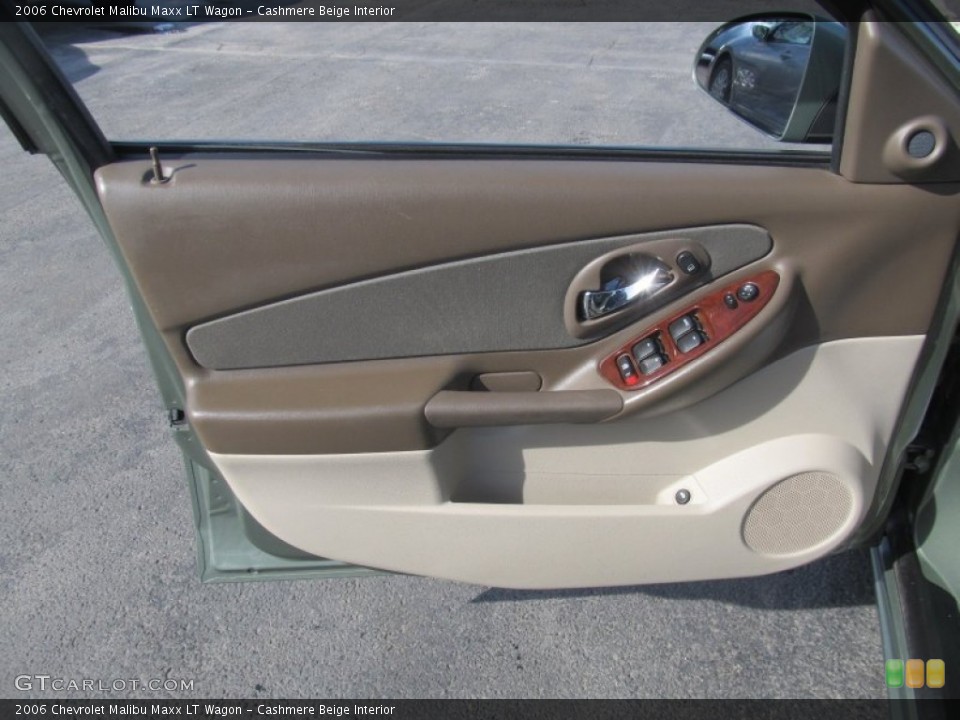 Cashmere Beige Interior Door Panel for the 2006 Chevrolet Malibu Maxx LT Wagon #91201735
