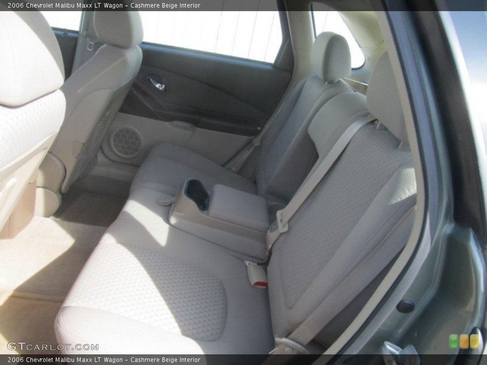 Cashmere Beige Interior Rear Seat for the 2006 Chevrolet Malibu Maxx LT Wagon #91201762