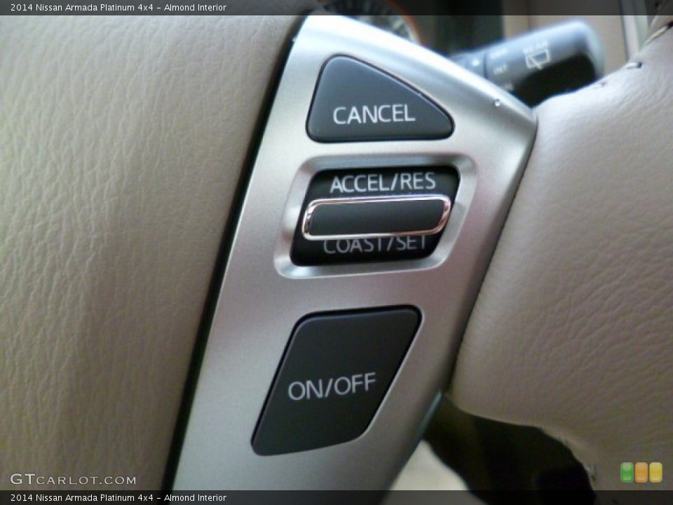 Almond Interior Controls for the 2014 Nissan Armada Platinum 4x4 #91208491