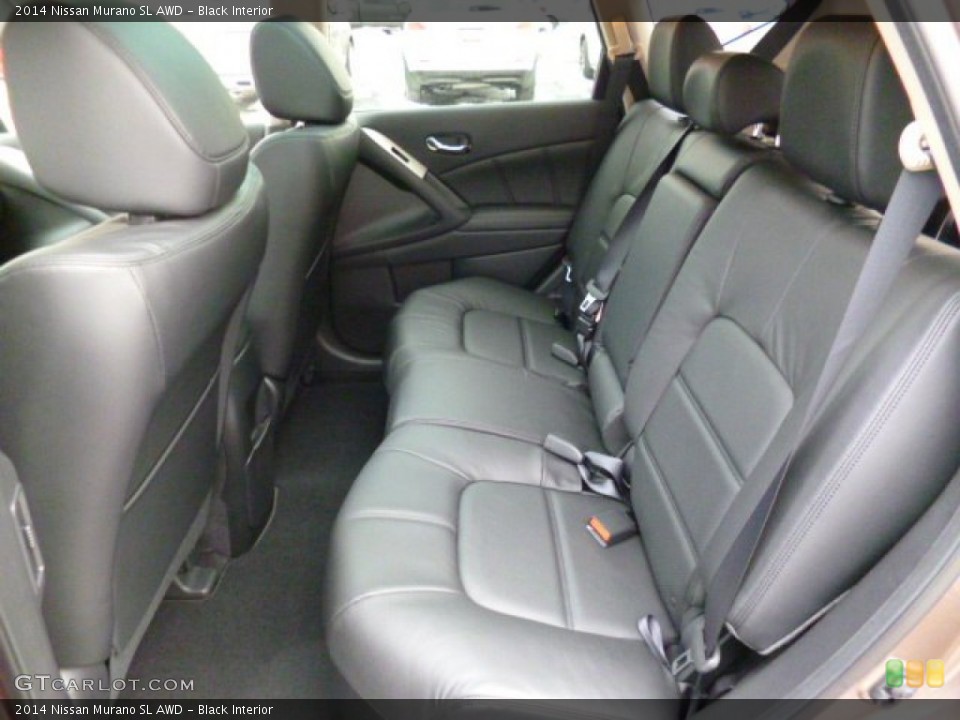 Black Interior Rear Seat for the 2014 Nissan Murano SL AWD #91208659