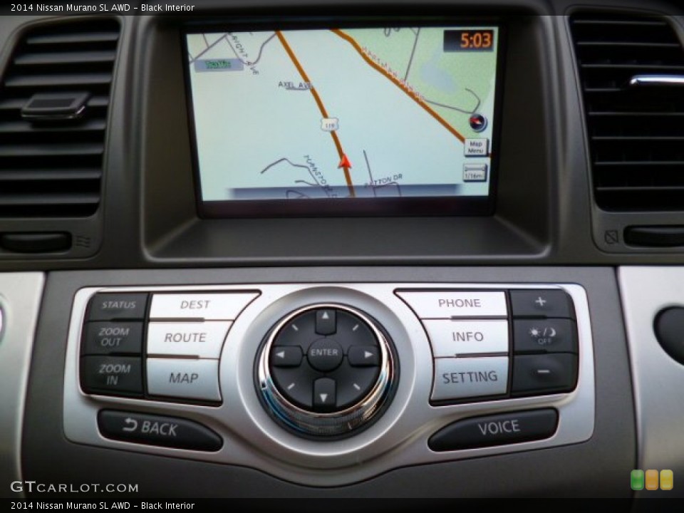 Black Interior Controls for the 2014 Nissan Murano SL AWD #91208707