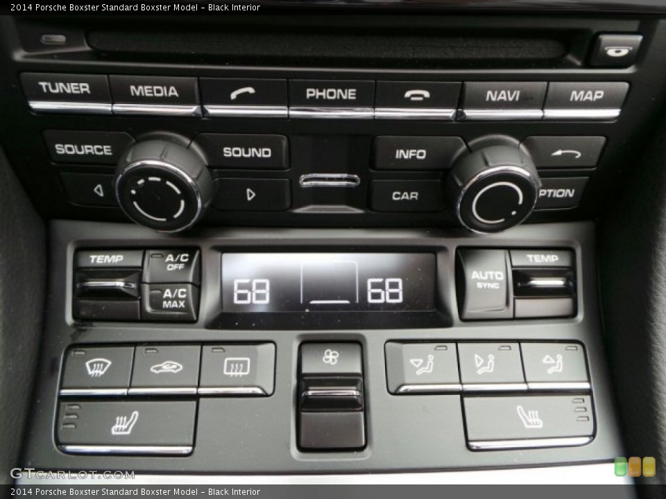 Black Interior Controls for the 2014 Porsche Boxster  #91210621