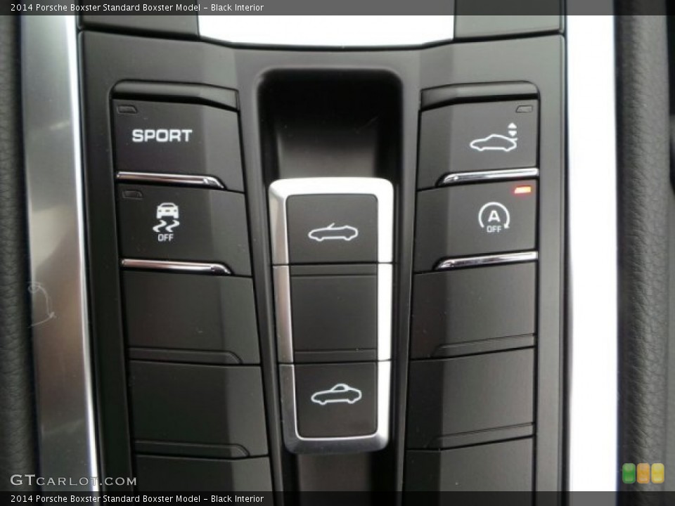 Black Interior Controls for the 2014 Porsche Boxster  #91210630