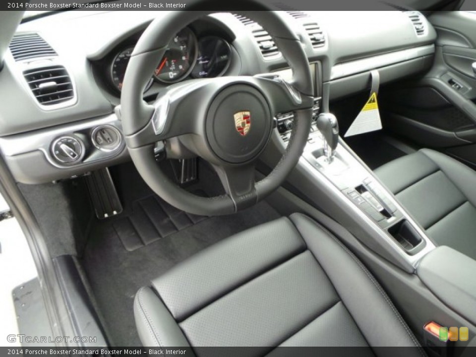 Black Interior Photo for the 2014 Porsche Boxster  #91210771
