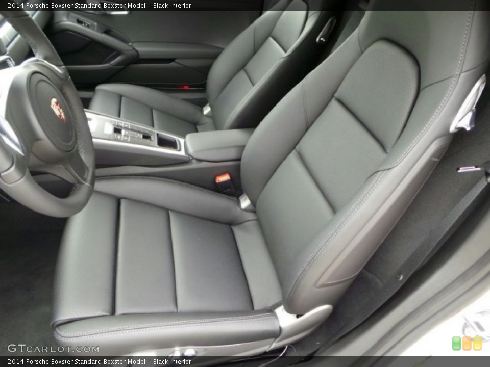 Black Interior Front Seat for the 2014 Porsche Boxster  #91210774