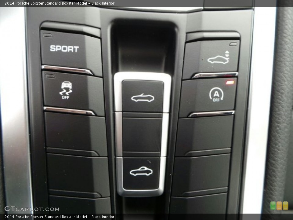 Black Interior Controls for the 2014 Porsche Boxster  #91210831