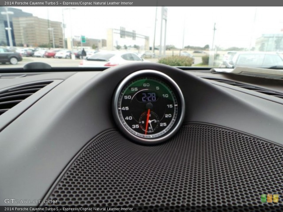 Espresso/Cognac Natural Leather Interior Gauges for the 2014 Porsche Cayenne Turbo S #91211047