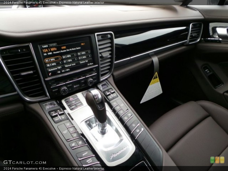 Espresso Natural Leather Interior Dashboard for the 2014 Porsche Panamera 4S Executive #91211359