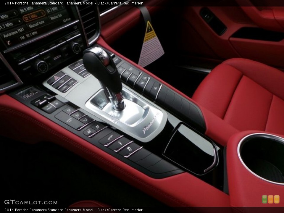 Black/Carrera Red Interior Transmission for the 2014 Porsche Panamera  #91211743