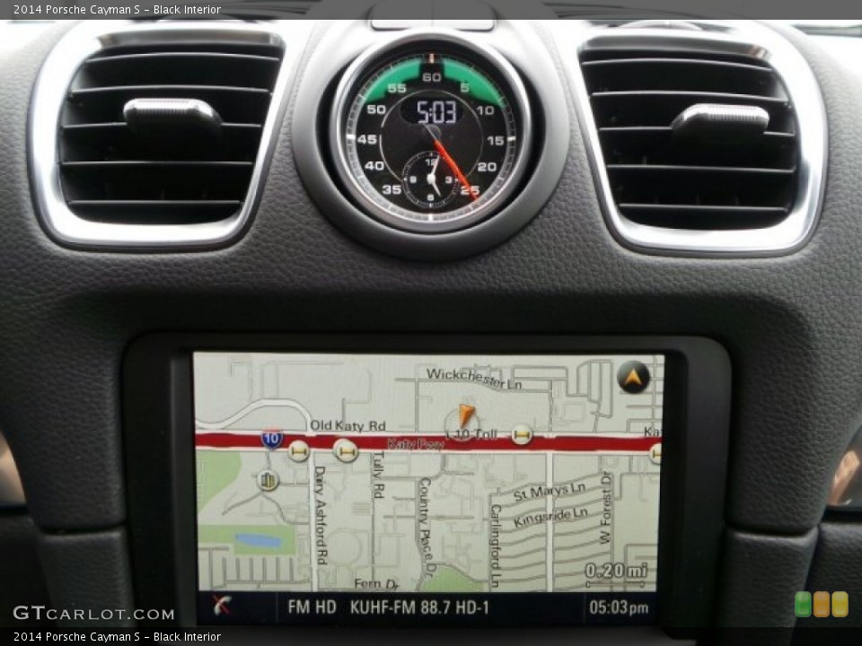 Black Interior Navigation for the 2014 Porsche Cayman S #91212196