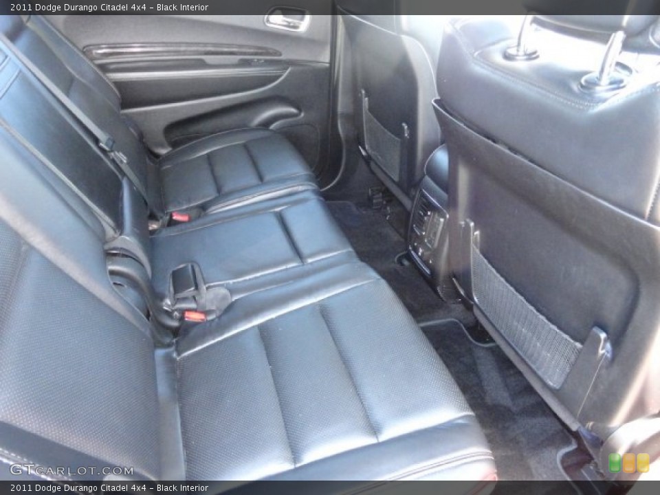 Black Interior Rear Seat for the 2011 Dodge Durango Citadel 4x4 #91218364