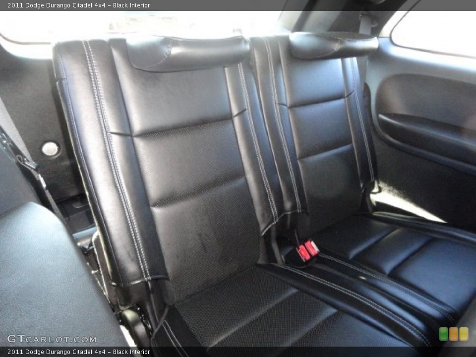 Black Interior Rear Seat for the 2011 Dodge Durango Citadel 4x4 #91218382