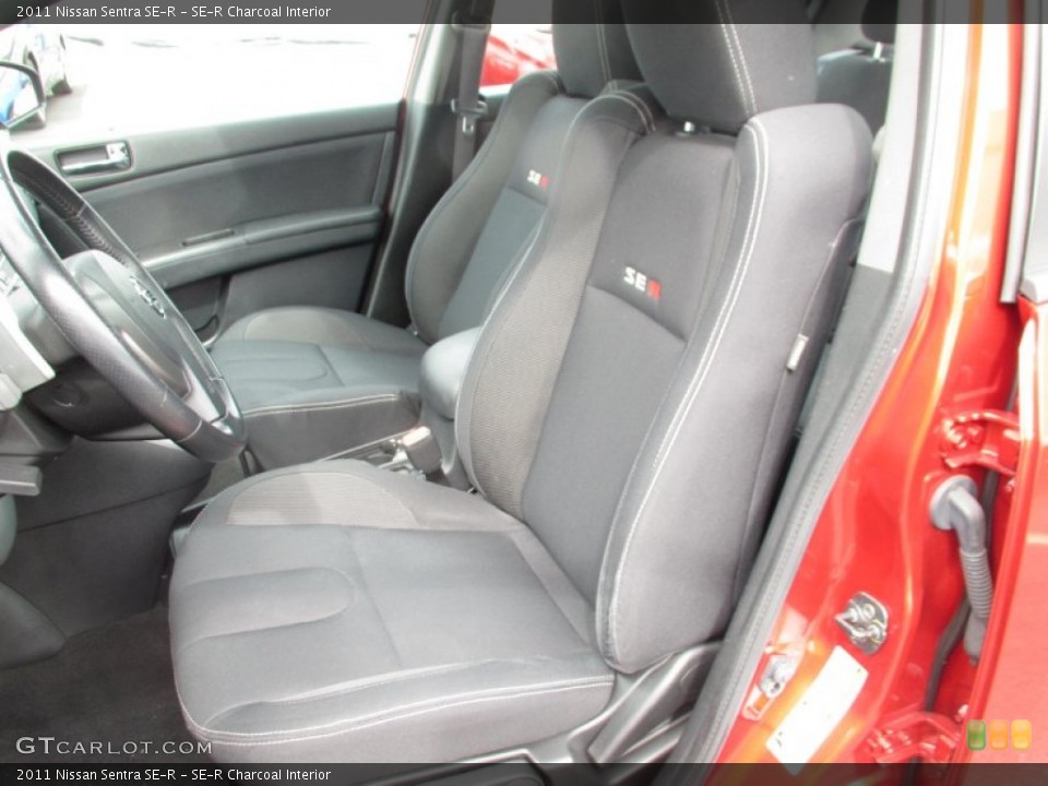 SE-R Charcoal 2011 Nissan Sentra Interiors
