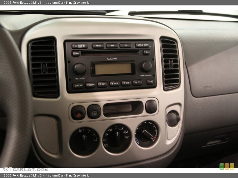 Medium/Dark Flint Grey Interior Controls for the 2005 Ford Escape XLT V6 #91223065
