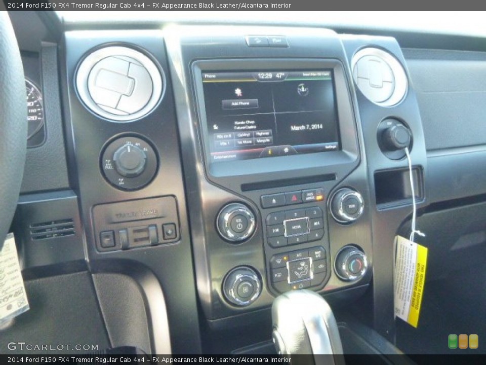 FX Appearance Black Leather/Alcantara Interior Controls for the 2014 Ford F150 FX4 Tremor Regular Cab 4x4 #91224175