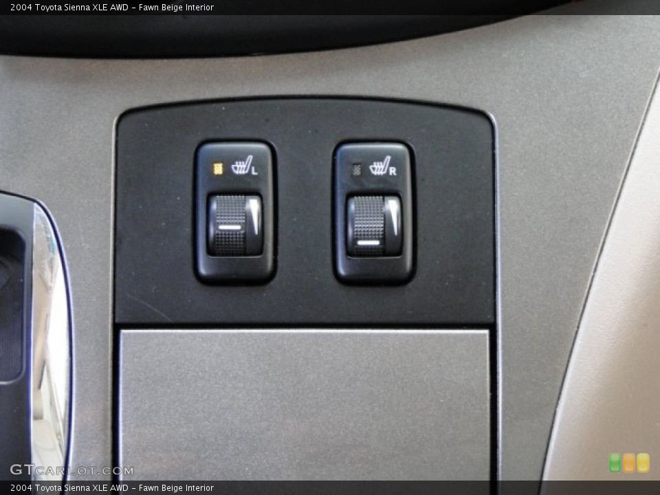 Fawn Beige Interior Controls for the 2004 Toyota Sienna XLE AWD #91225834