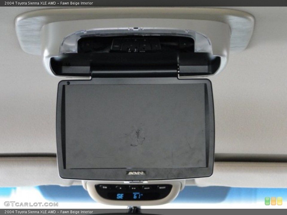 Fawn Beige Interior Entertainment System for the 2004 Toyota Sienna XLE AWD #91226062