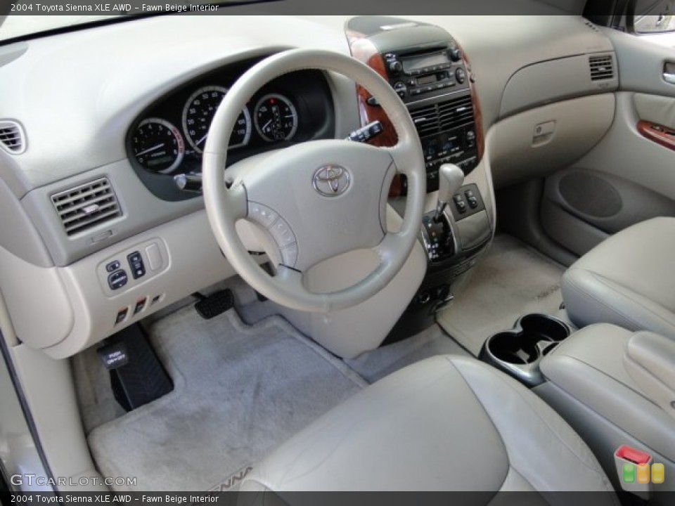 Fawn Beige Interior Photo for the 2004 Toyota Sienna XLE AWD #91226380