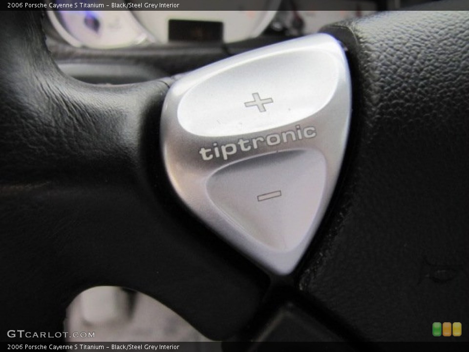 Black/Steel Grey Interior Transmission for the 2006 Porsche Cayenne S Titanium #91228771