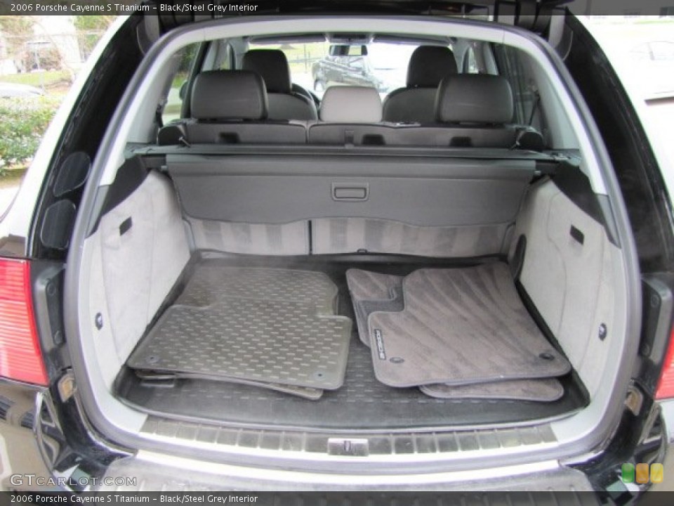 Black/Steel Grey Interior Trunk for the 2006 Porsche Cayenne S Titanium #91229215