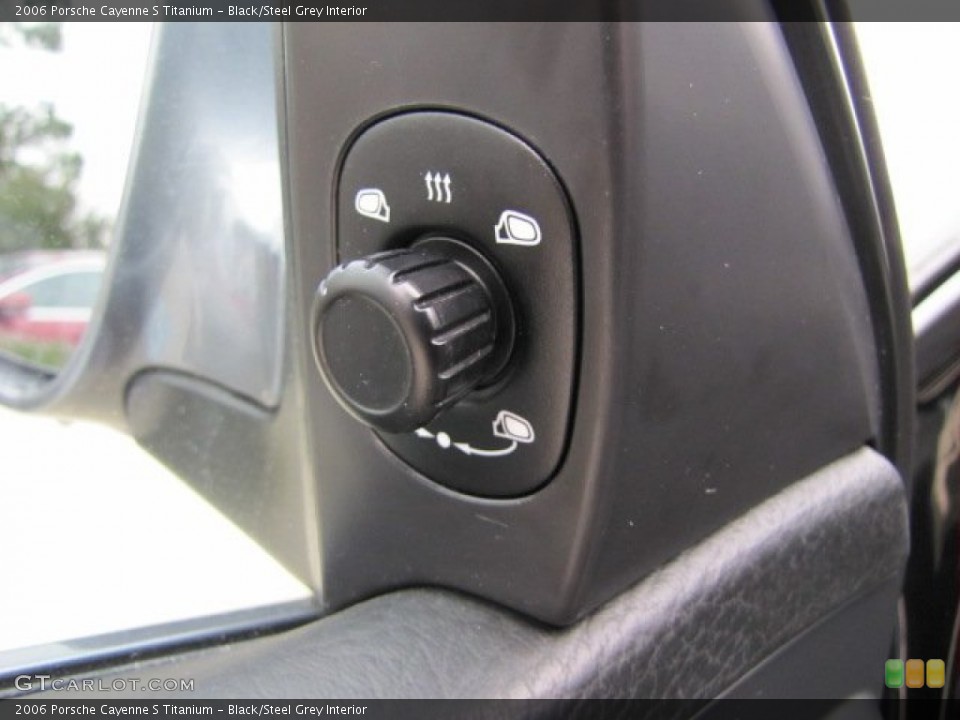Black/Steel Grey Interior Controls for the 2006 Porsche Cayenne S Titanium #91229512