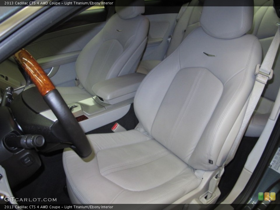 Light Titanium/Ebony Interior Front Seat for the 2013 Cadillac CTS 4 AWD Coupe #91230760