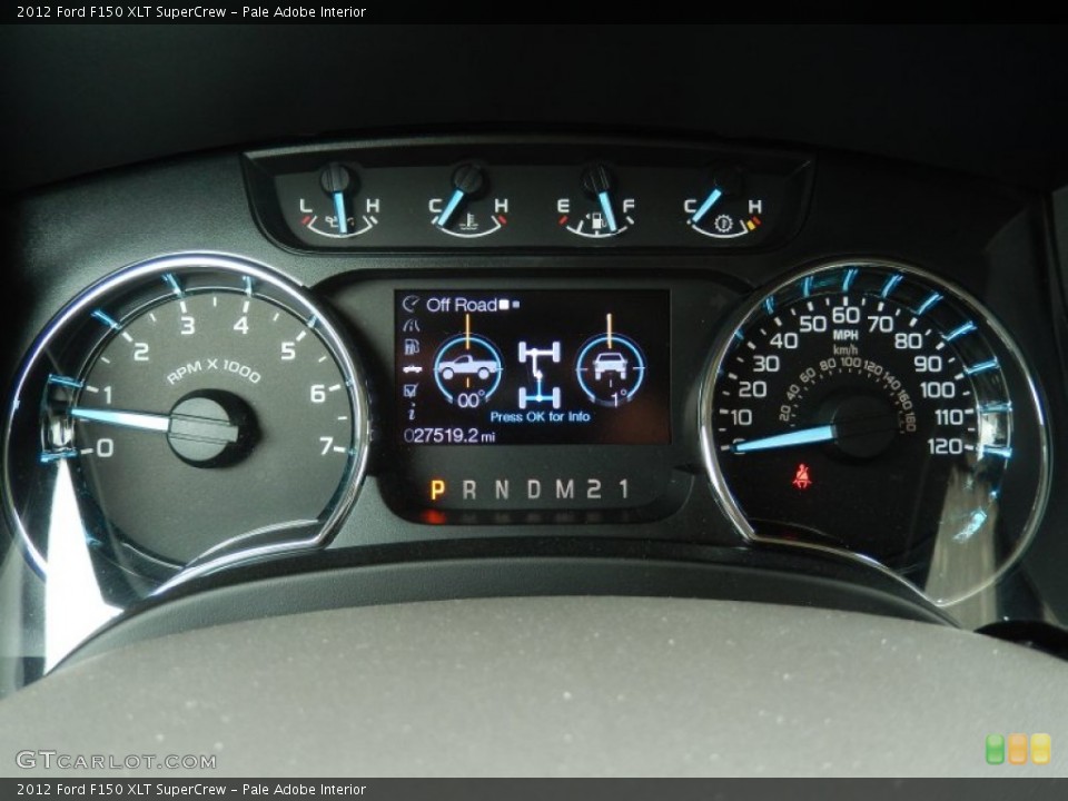 Pale Adobe Interior Gauges for the 2012 Ford F150 XLT SuperCrew #91237831